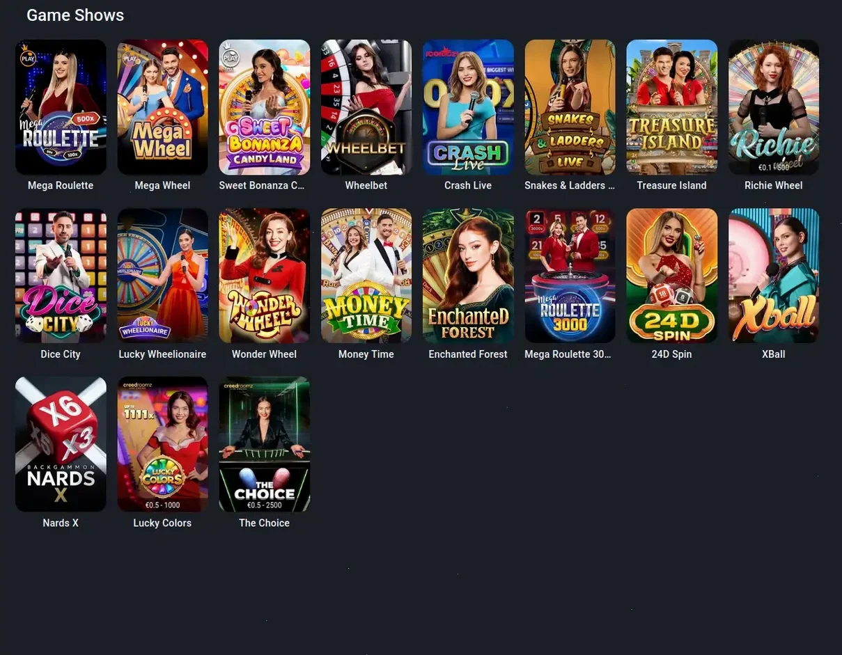 Konto-Zugang Luckyseven Casino Übersicht